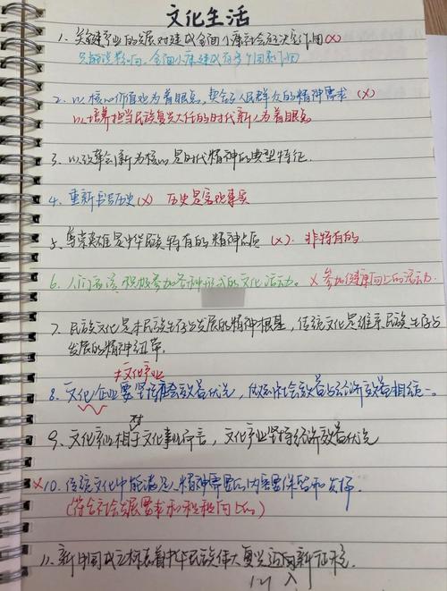 考研政治冲刺错题本手写实拍