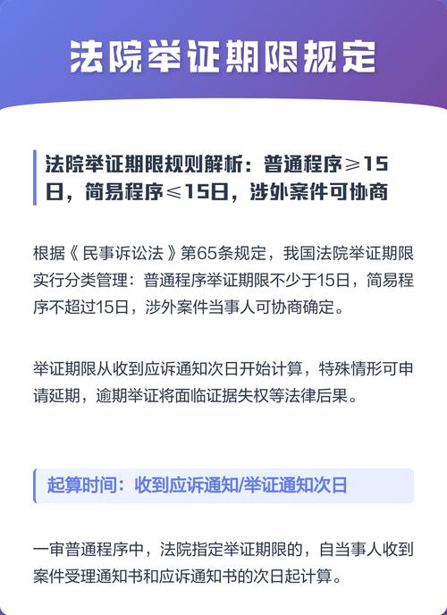 民事诉讼法举证期限对照表