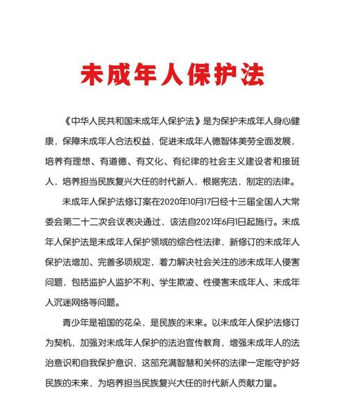 2020修订版未成年人保护法条文手册展示