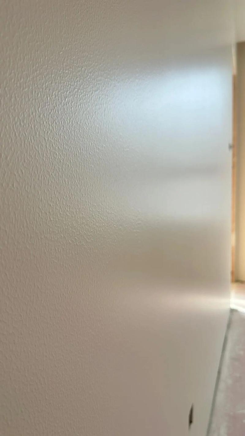 蛋壳光漆墙面质感自然光实拍