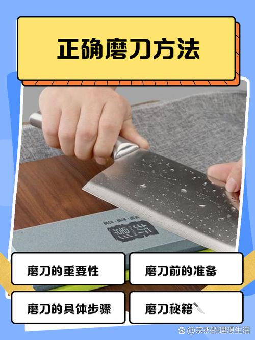 厨房磨刀石使用角度示意图
