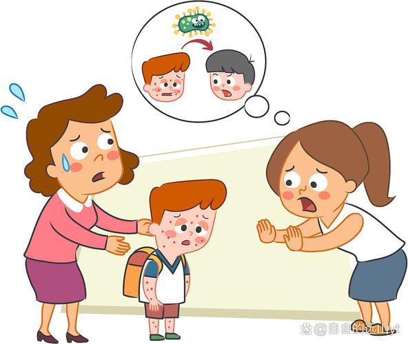 家长尴尬回避孩子提问的场景漫画