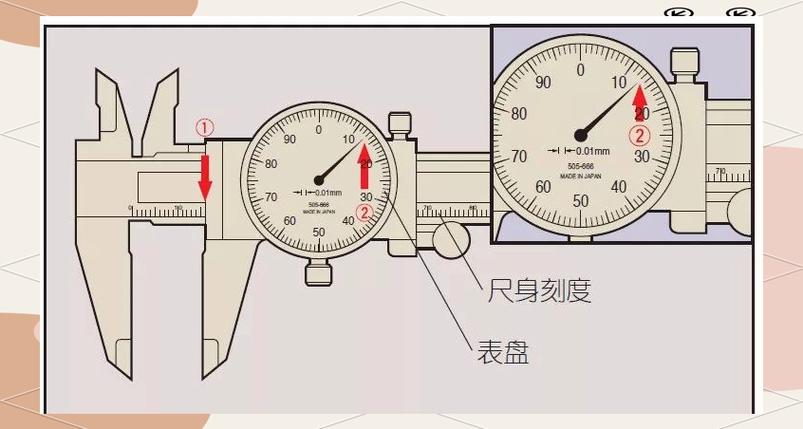 游标卡尺测量ABS轮速传感器间隙实操图