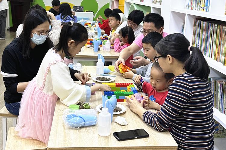 亲子细胞器角色扮演游戏活动现场