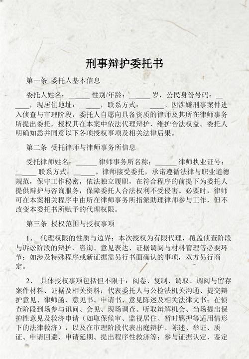 刑事辩护律所委托服务流程表
