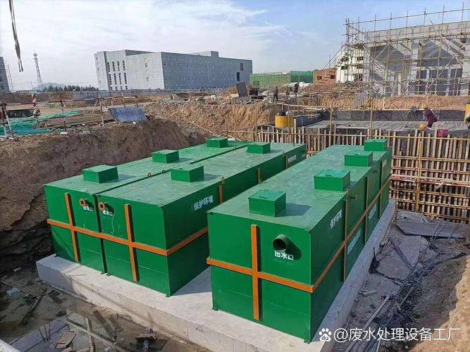 中小型工厂模块化工业废水处理设备安装现场