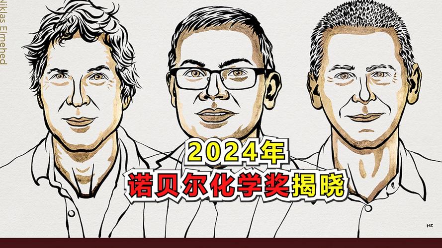 诺贝尔化学奖2024年奖章特写
