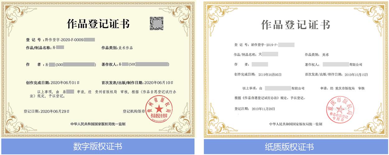 教师原创教学课件版权登记证书样本