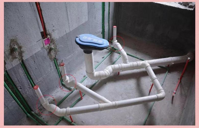 卫生间下水管存水弯安装示意图