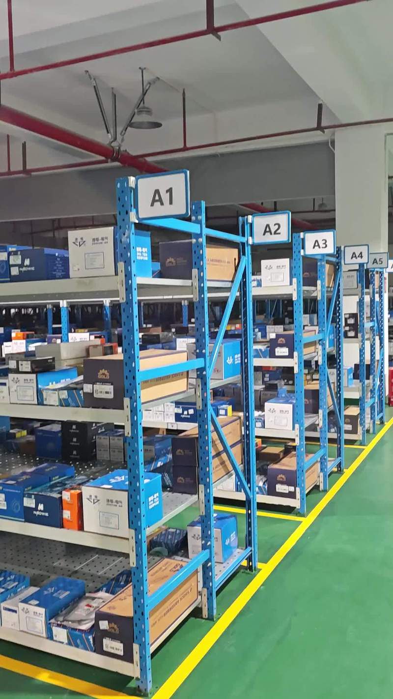 汽配工厂精益生产库存分类管理现场图