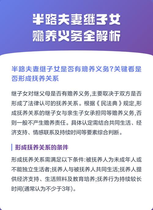 继子女抚养义务纠纷证据梳理流程示意图