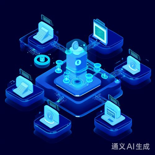 隐私计算联邦学习多节点数据交互示意图