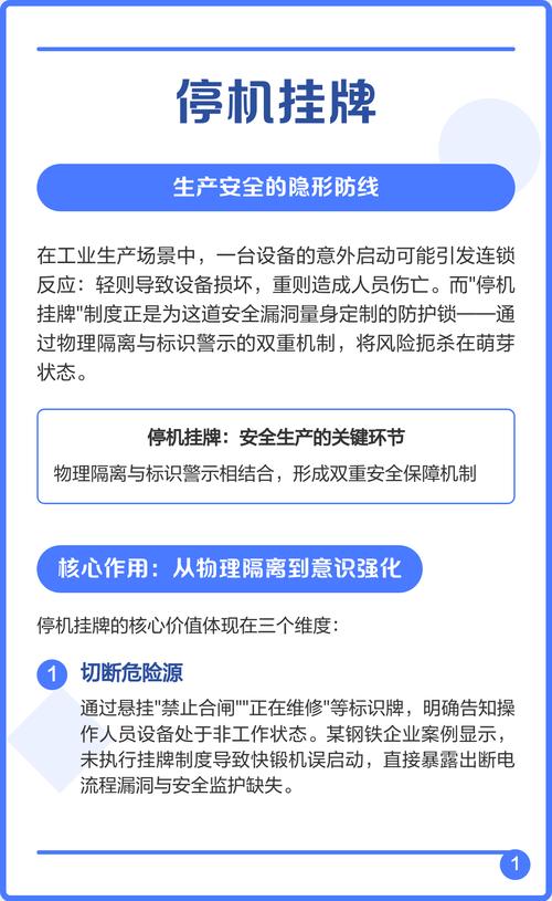 停机挂牌不是走流程的形式