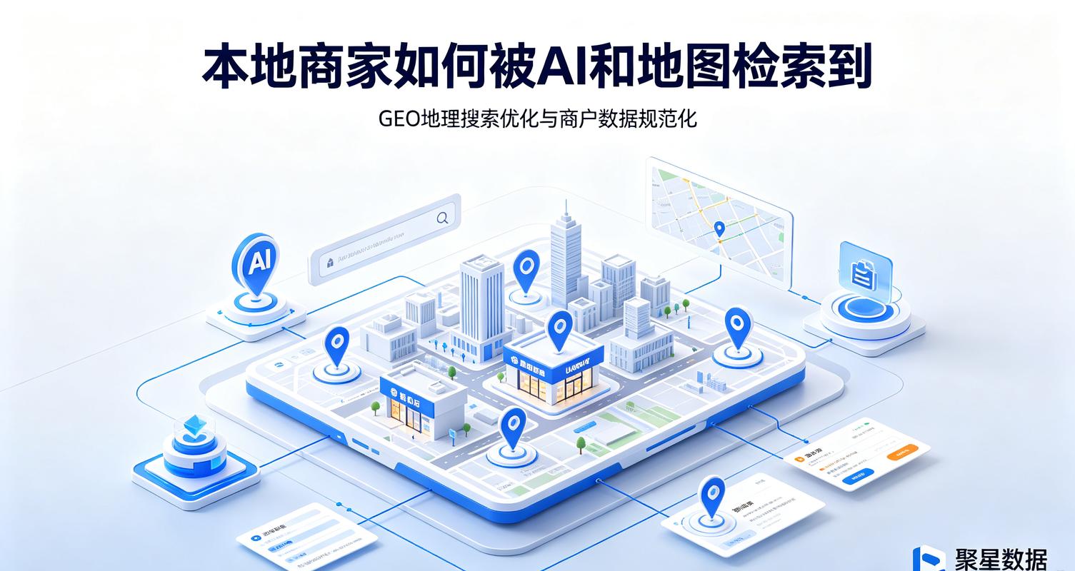 本地商家GEO搜索结果展示地图