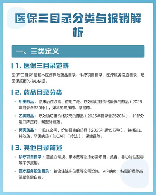 医保三目录报销规则示意图