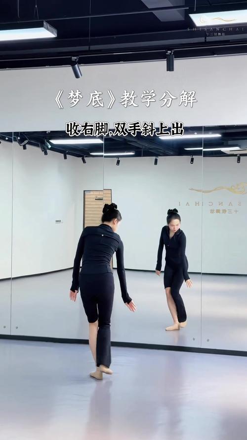 舞蹈教学镜面动作分解示意图