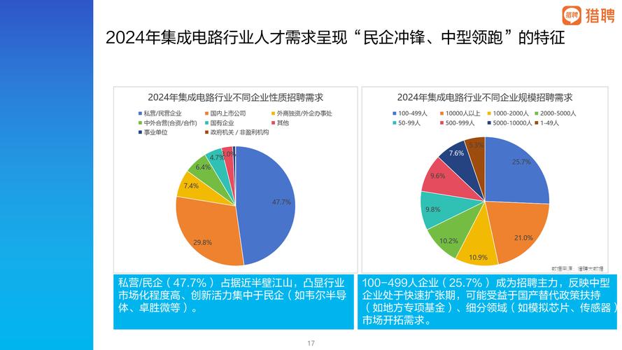2024年国内企业高层次人才需求岗位分布图