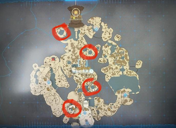 塞尔达传说王国之泪初始空岛隐藏宝箱位置图