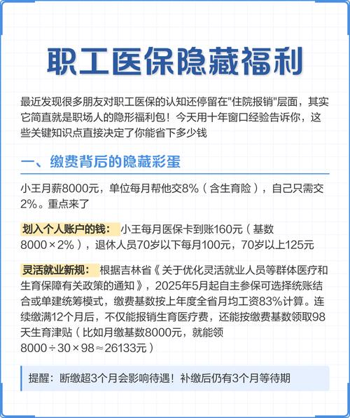 除了住院，职工医保还有这些隐形福利