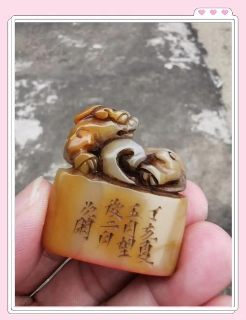 名家手工木雕落款印章细节图