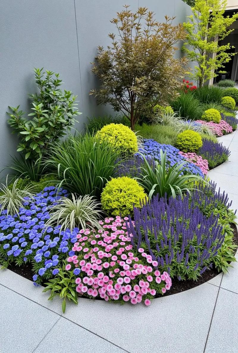 低维护花园植物组合种植实景