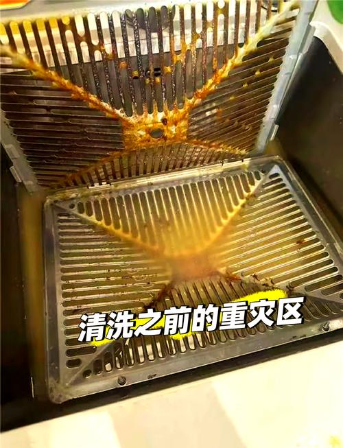 餐饮后厨不合格劣质油烟净化器拆解实拍