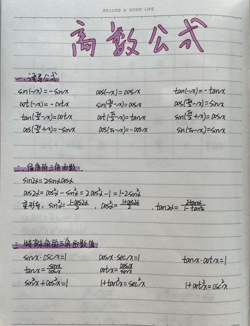 专升本数学公式笔记整理特写