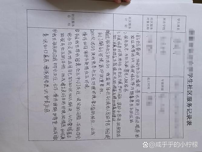 高中生社区加装电梯调研实践记录手账