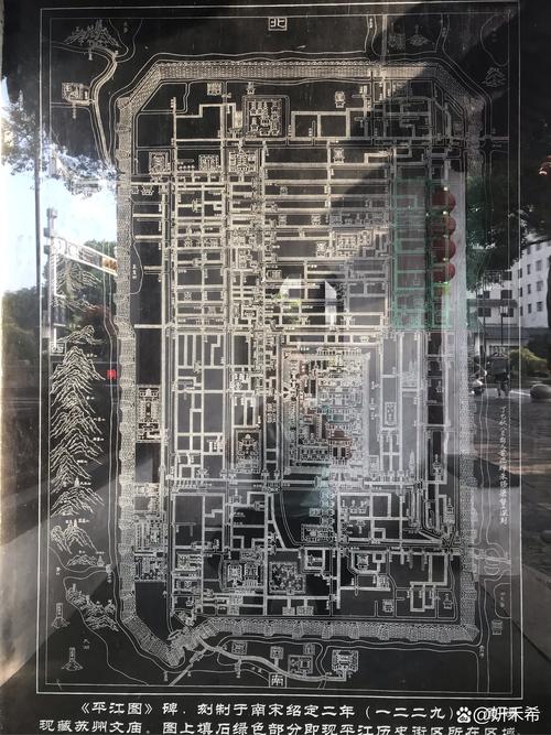 苏州平江路老宅清代彩绘残迹修复现场图