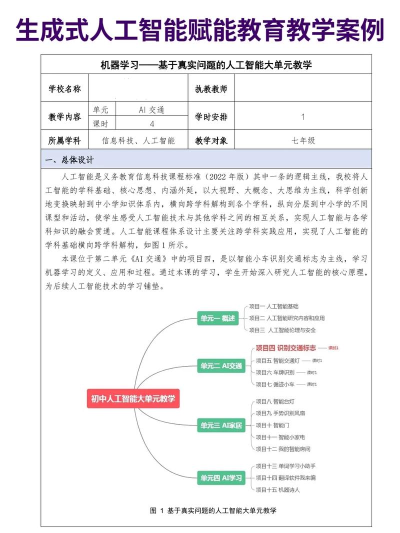 县城中学人工智能教育分层作业设计实例截图