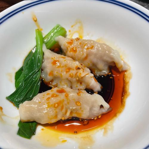 钟水饺 红油 对比 实拍