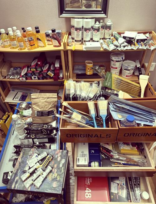 挂画工具套装展示与使用场景