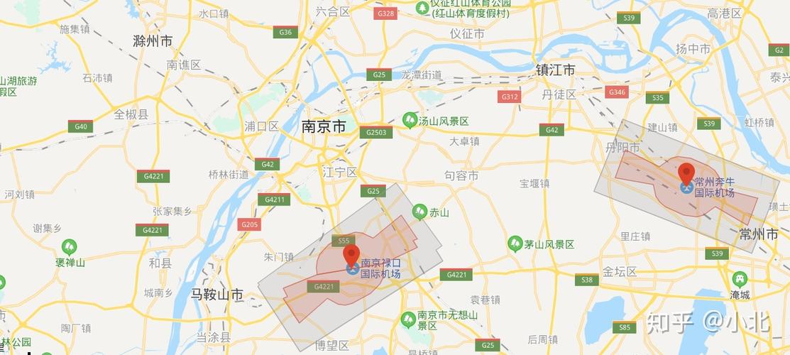 南京城区民用无人机禁飞限高分区图