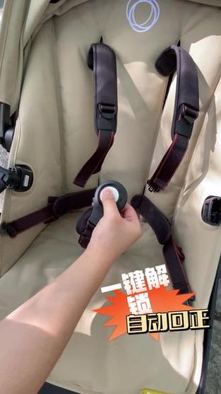 0-1岁宝宝婴儿车外出安全带正确系法示范