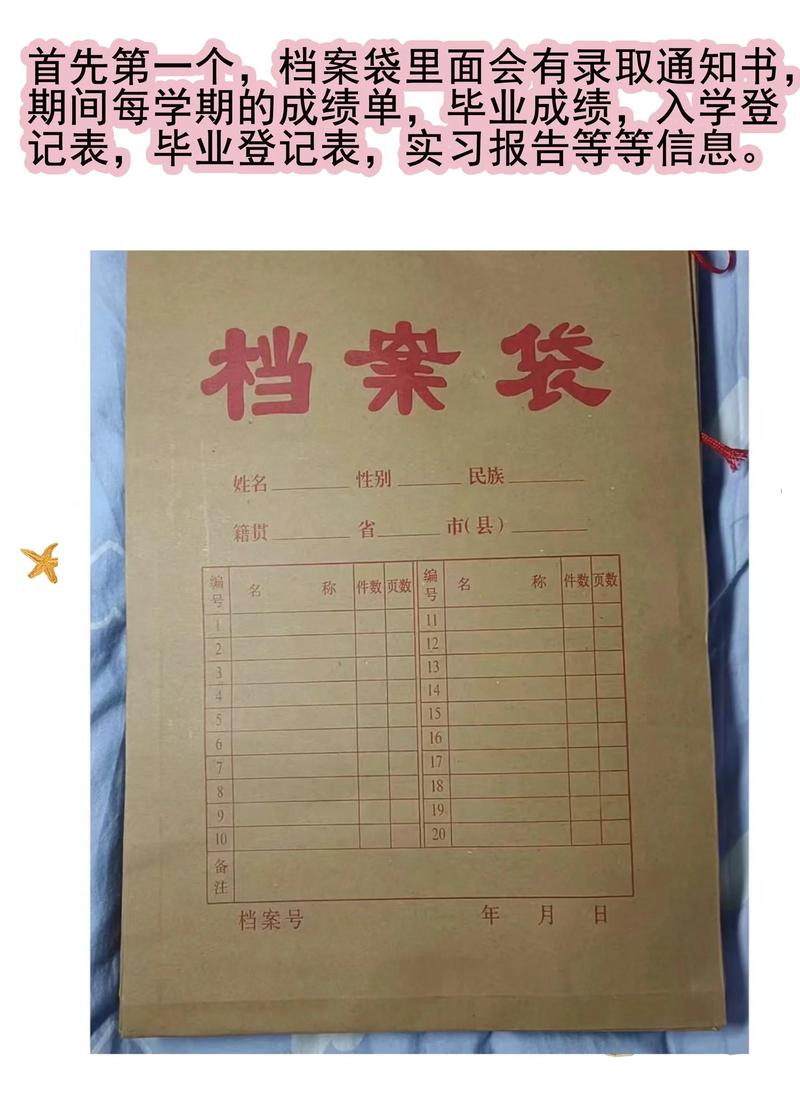 做档案袋，其实没那么多规矩