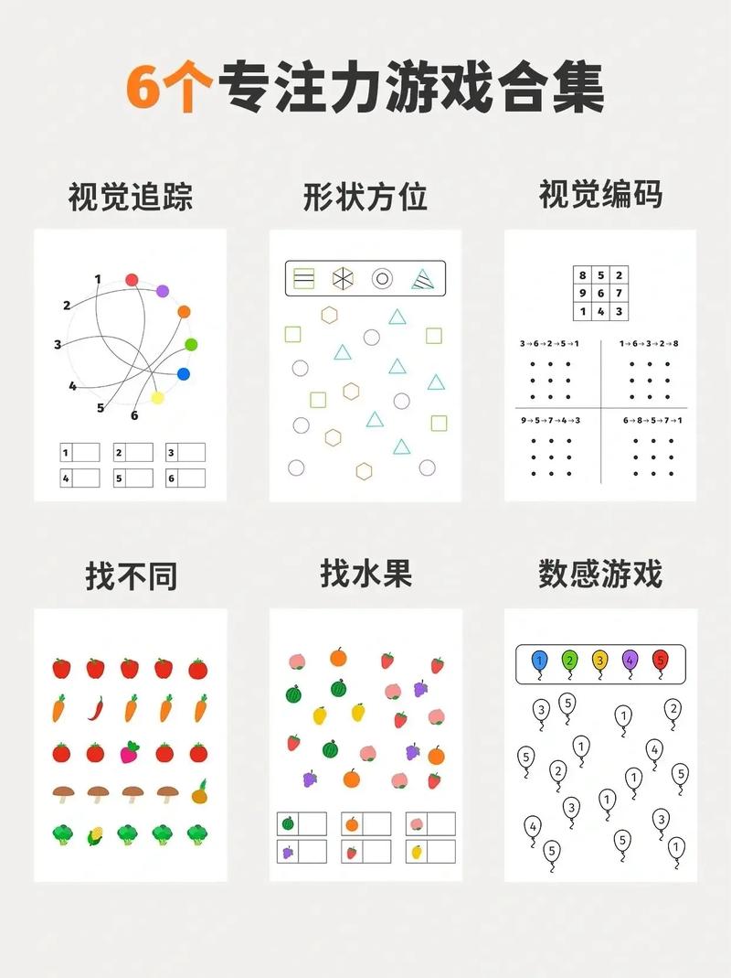 亲子互动注意力训练游戏示意图