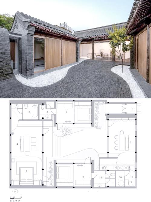 北京胡同四合院建设控制地带民居改造合规示例图