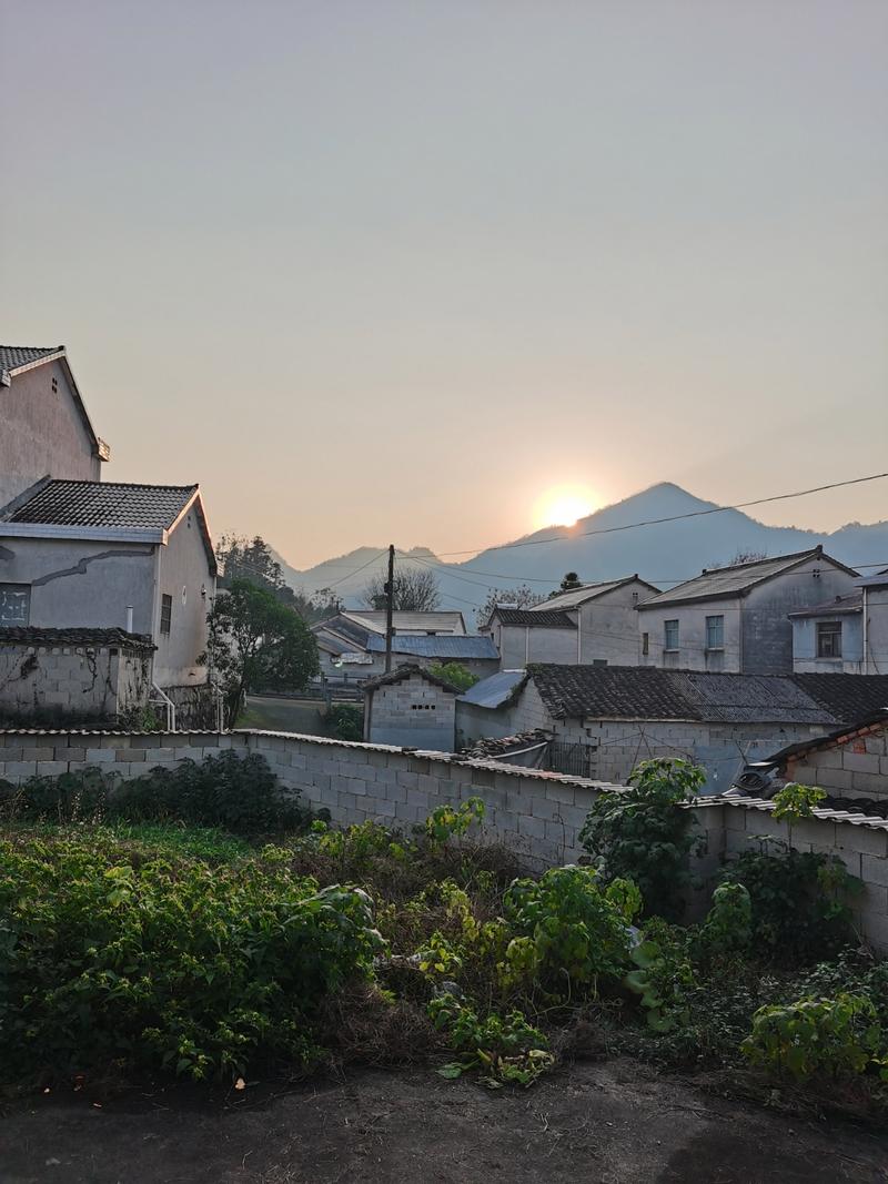 闽北古村黄昏