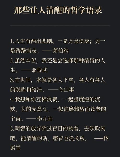 写在最后:一句话的哲学