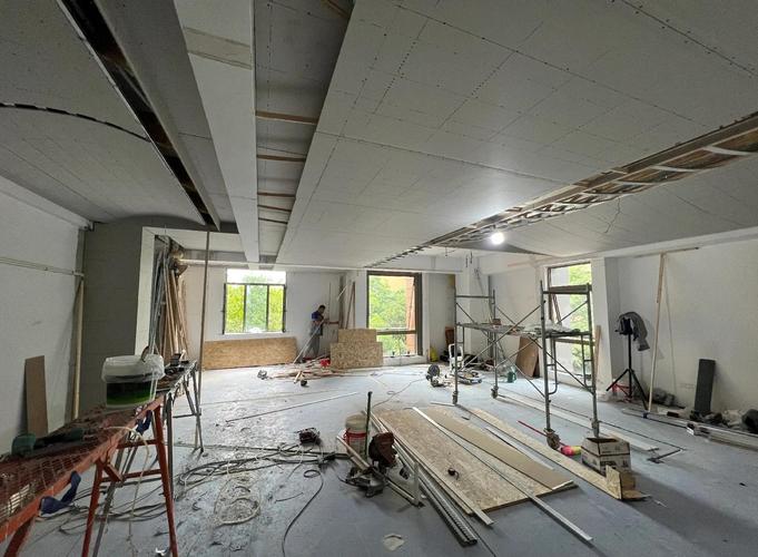 家装A级防火材料吊顶施工现场图