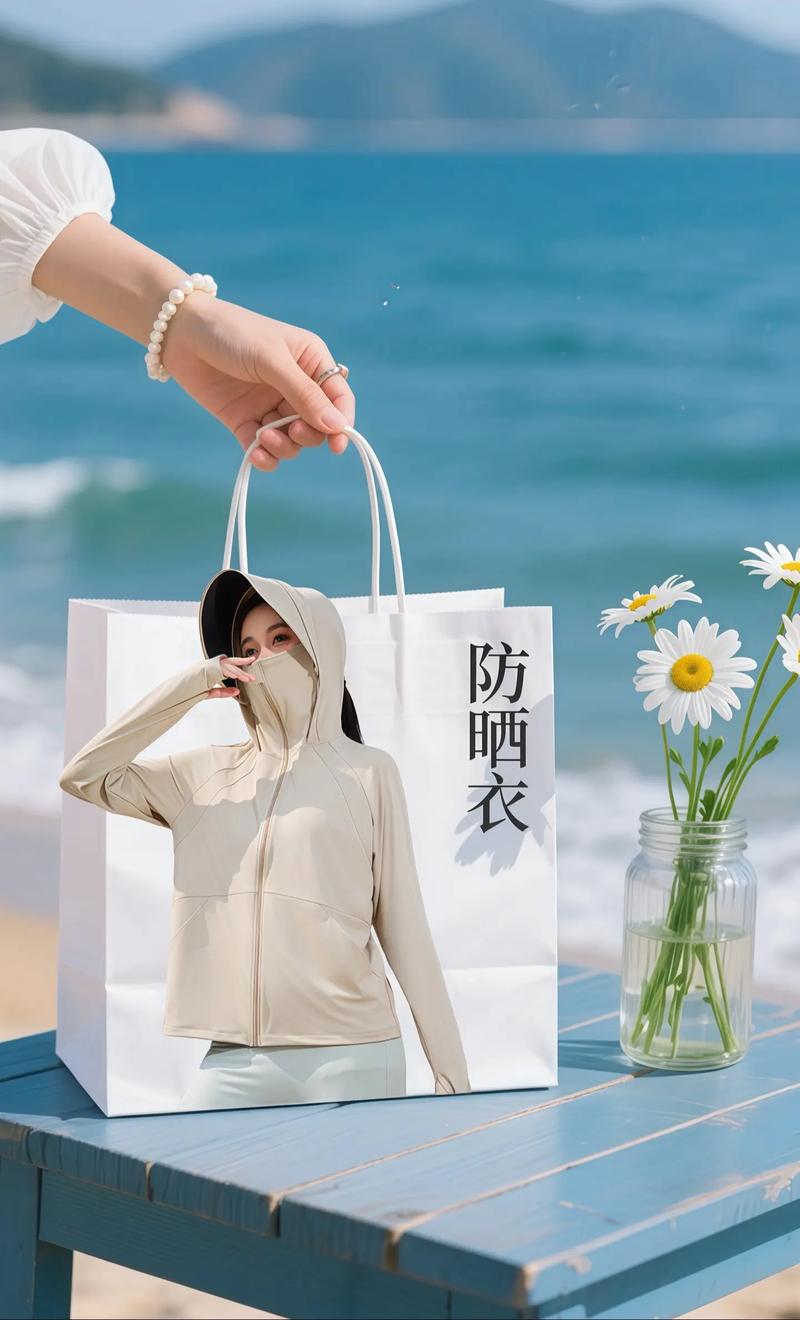 夏日外出携带防晒便携套装的场景图