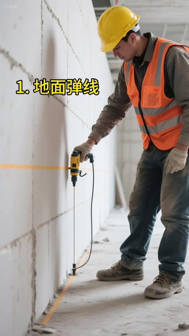 阴角线弹线定位施工步骤