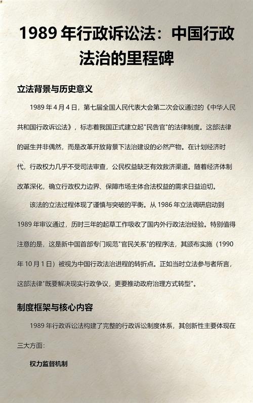 中国行政诉讼法颁布历史照片