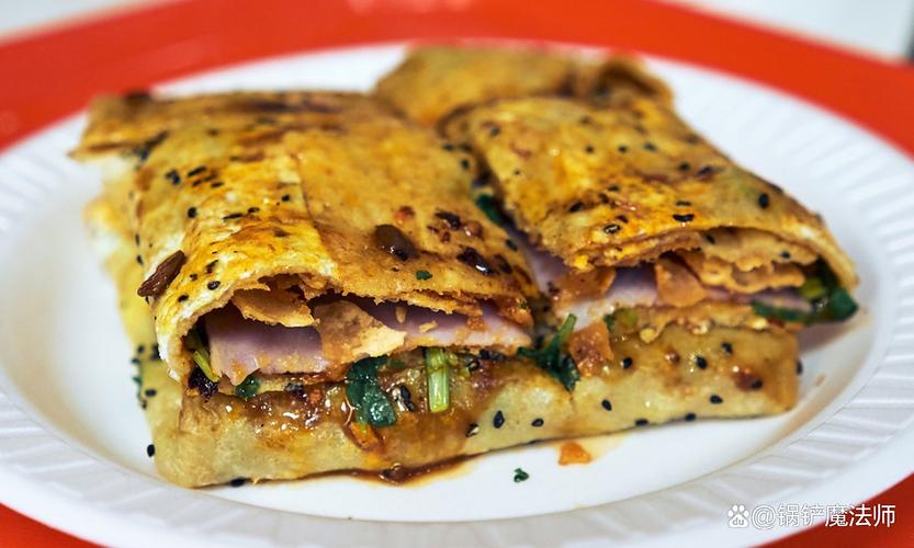 池州农户铁锅摊制东至豆丝薄饼现场
