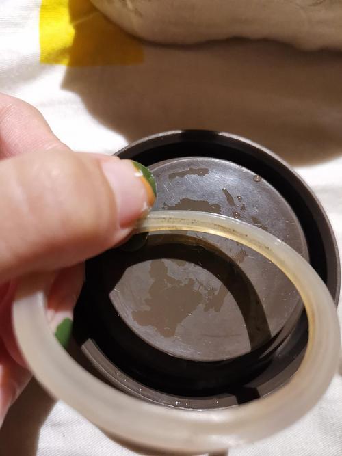 保温杯密封圈缝隙污垢实拍