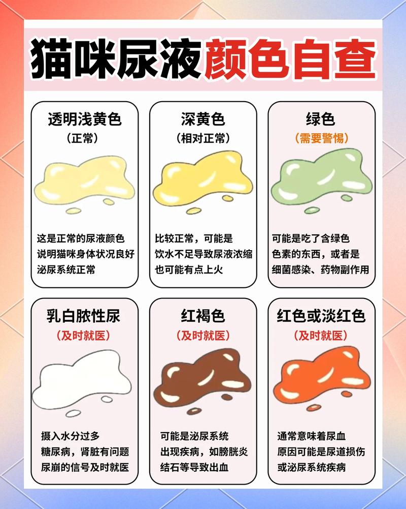 猫狗尿液颜色梯度对比色卡实拍图
