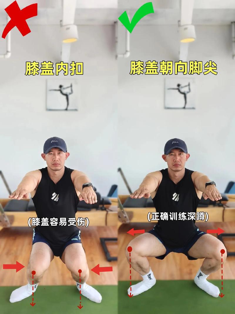 健身房大重量深蹲危险示范