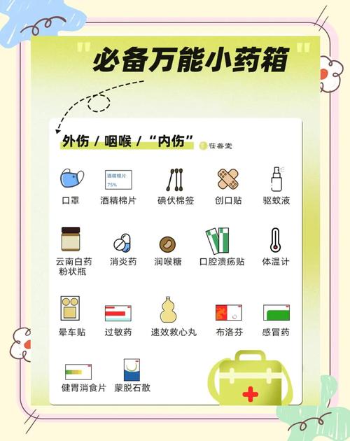 旅行药箱物品清单