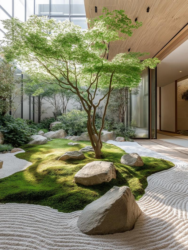 花水湾·第一村:日式枯山水混搭清水砖