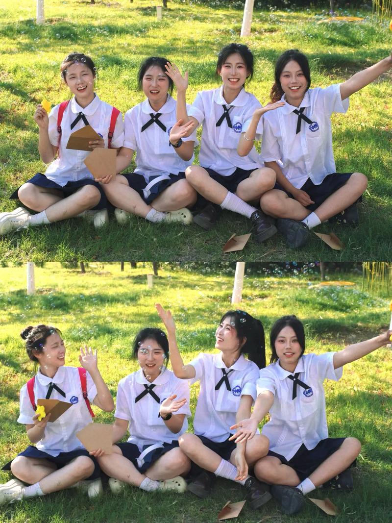 校园走廊里男孩紧张走过心仪女孩